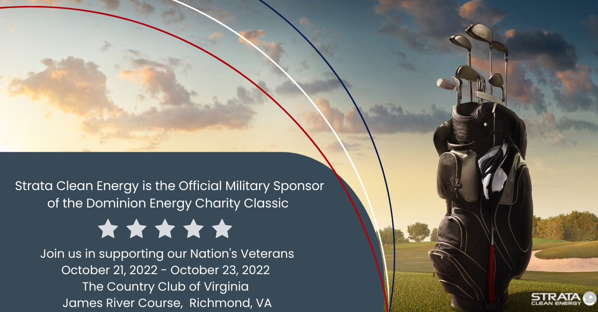 Resource Box Header Strata Clean Energy Named Official Military Sponsor for 2022 Tournament